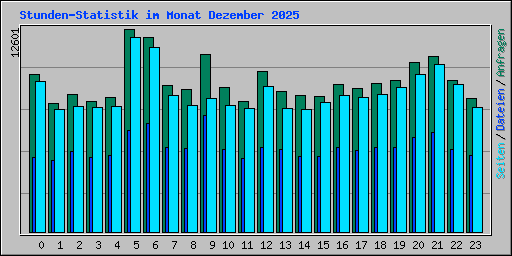 Stunden-Statistik im Monat Dezember 2025